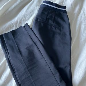 Zara navy slim fit ankle pants
